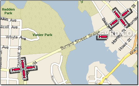 Burrard Street Bridge Traffic Cams